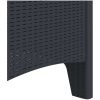 Trädgårdsstolar 2 st Antracit Poly Rattan vidaXL 53 x 49 x 85 cm – miniatyr 8