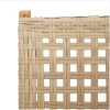 Trädgårdsstolar 2 st beige massivt trä akacia och konstrotting vidaXL – miniatyr 9