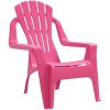 Trädgårdsstolar 2 st för barn rosa 37x34x44 cm PP träutseende vidaXL – miniatyr 3