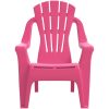 Trädgårdsstolar 2 st för barn rosa 37x34x44 cm PP träutseende vidaXL – miniatyr 4