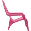 Trädgårdsstolar 2 st för barn rosa 37x34x44 cm PP träutseende vidaXL – miniatyr 5