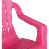 Trädgårdsstolar 2 st för barn rosa 37x34x44 cm PP träutseende vidaXL – miniatyr 7