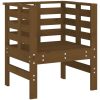 Trädgårdsstolar 2 st honungsbrun 61,5x53x71 cm massiv furu vidaXL – miniatyr 4