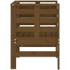 Trädgårdsstolar 2 st honungsbrun 61,5x53x71 cm massiv furu vidaXL – miniatyr 6