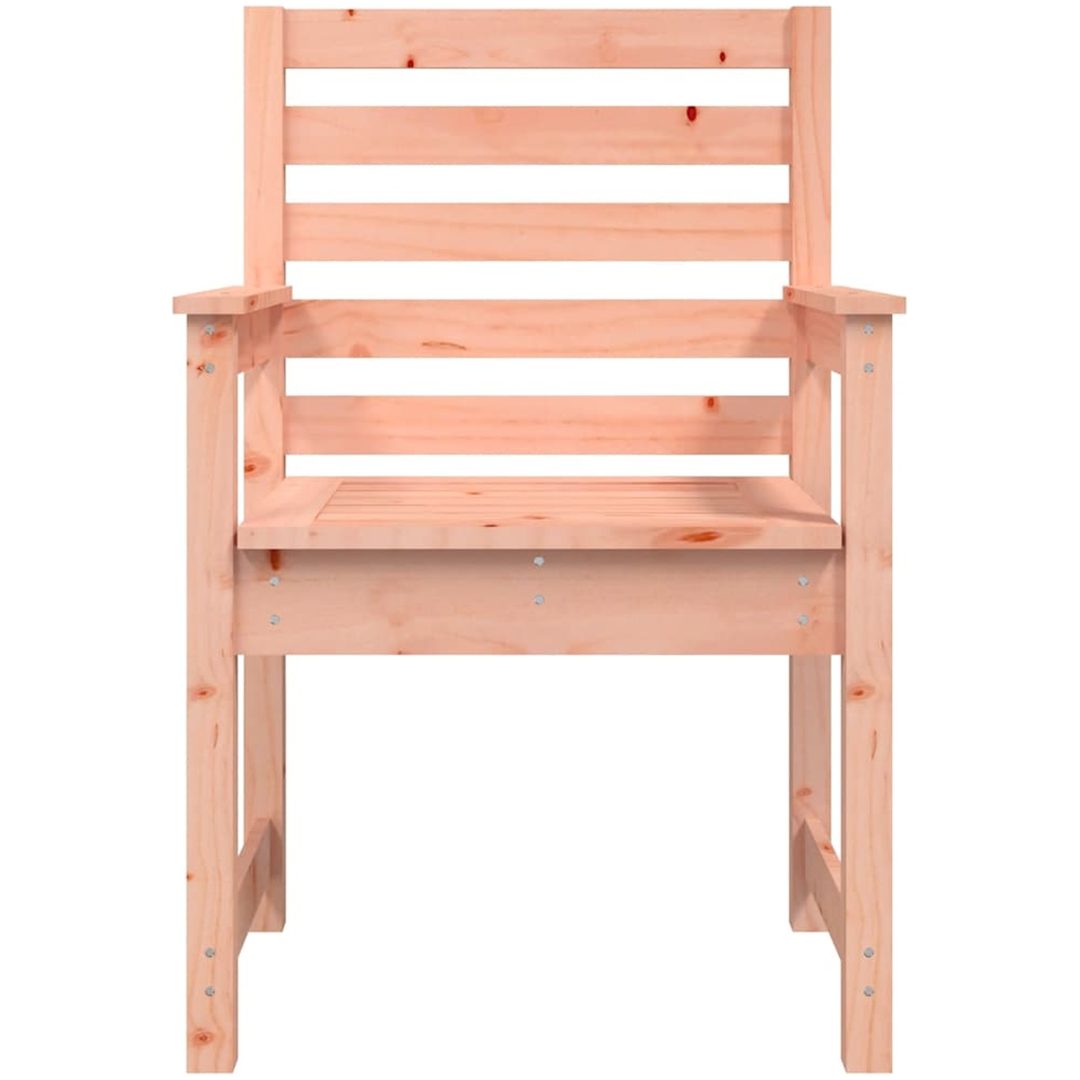 Trädgårdsstolar 2 st massivt douglasträ vidaXL 60 x 48 x 91 cm – bild 4