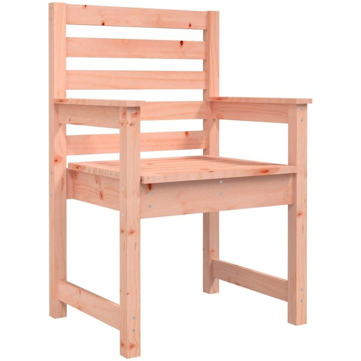 Trädgårdsstolar 2 st massivt douglasträ vidaXL 60 x 48 x 91 cm – bild 5
