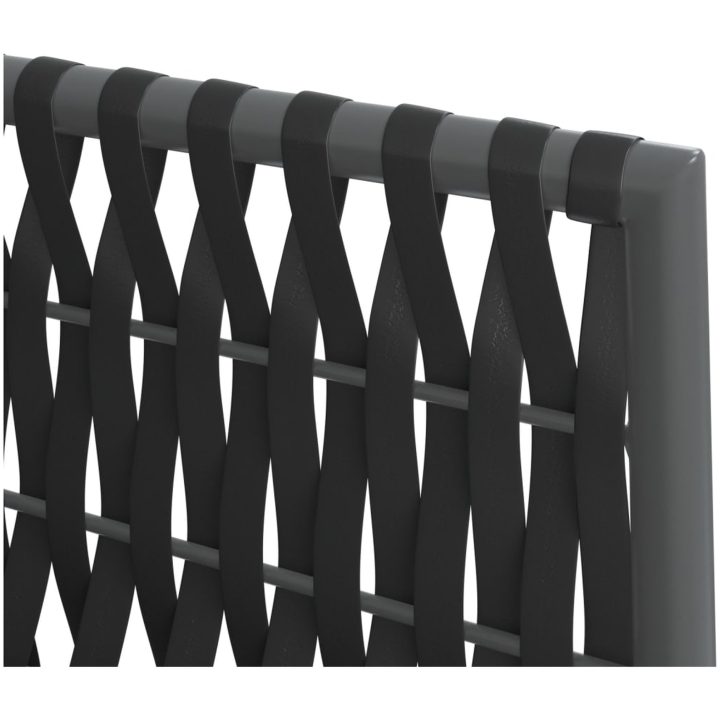 Trädgårdsstolar 2 st med dynor svart 54x61x83 cm konstrotting vidaXL – bild 7