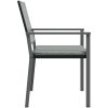 Trädgårdsstolar 2 st med dynor svart 54x62,5x89 cm konstrotting vidaXL – miniatyr 5