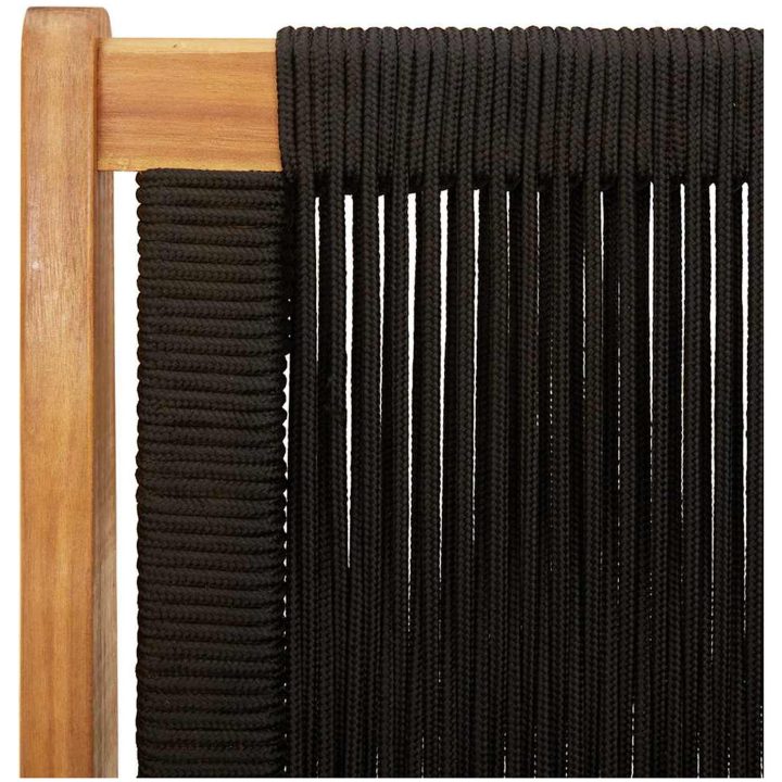 Trädgårdsstolar 2 st Svart 67x77x73 cm Massivt akaciaträ vidaXL 122 x 78 x 73 cm – bild 9