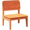 Trädgårdsstolar 2 st vaxbrun 60x52,5x72 cm massiv furu vidaXL – miniatyr 3