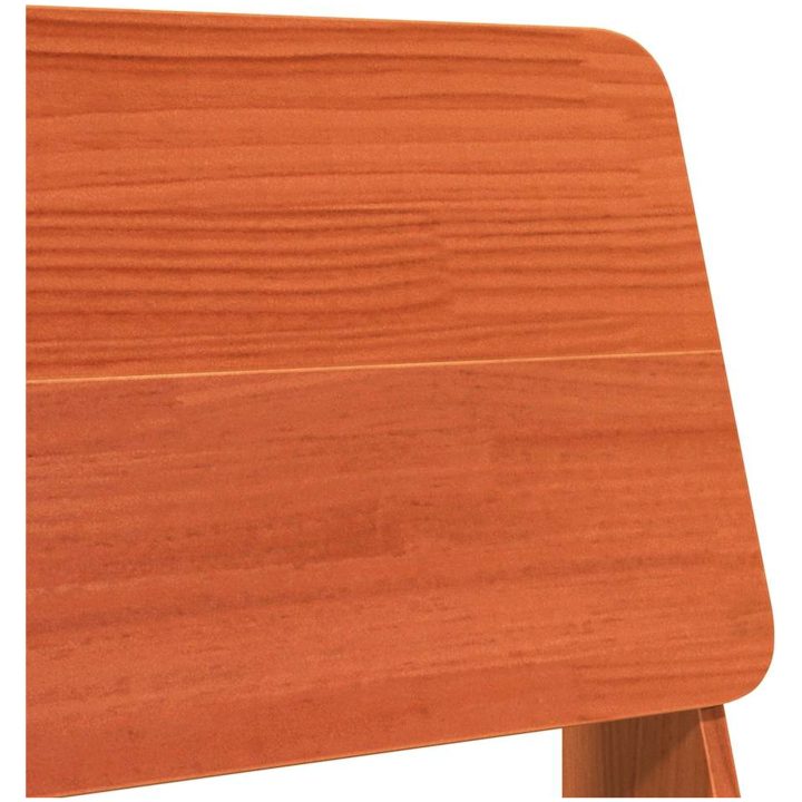Trädgårdsstolar 2 st vaxbrun 60x64x70,5 cm massiv furu vidaXL – bild 8