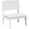 Trädgårdsstolar 2 st vit 60x52,5x72 cm massiv furu vidaXL – miniatyr 3