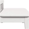 Trädgårdsstolar 2 st vit 60x52,5x72 cm massiv furu vidaXL – miniatyr 7