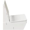 Trädgårdsstolar 2 st vit 60x64x70,5 cm massiv furu vidaXL – miniatyr 5