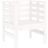 Trädgårdsstolar 2 st vit 61,5x53x71 cm massiv furu vidaXL – miniatyr 4