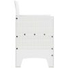 Trädgårdsstolar 2 st Vit Poly Rattan vidaXL 53 x 49 x 85 cm – miniatyr 7