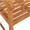 Trädgårdsstolar 4 st 56x55.5x90 cm Massivt akaciaträ vidaXL Standard – miniatyr 8