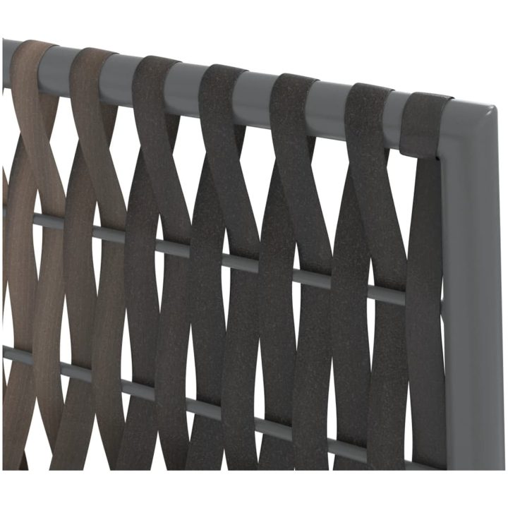 Trädgårdsstolar 4 st med dynor brun 54x61x83 cm konstrotting vidaXL – bild 7