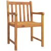 Trädgårdsstolar 6 st 56x55,5x90 cm massivt akaciaträ vidaXL – miniatyr 3