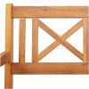 Trädgårdsstolar 6 st 56x55.5x90 cm Massivt trä Akaciaträ vidaXL Standard – miniatyr 9