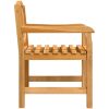 Trädgårdsstolar 6 st 58x59x88 cm massiv teak vidaXL – miniatyr 5