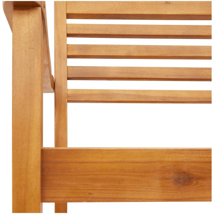 Trädgårdsstolar 6 st 59x55x85 cm massivt akaciaträ vidaXL – bild 9