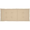 Trädgårdsstolar 6 st med beige dynor massiv teak vidaXL – miniatyr 8