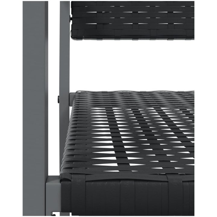 Trädgårdsstolar 6 st svart 54x62,5x89 cm konstrotting vidaXL – bild 7
