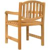 Trädgårdsstolar 8 st 58x59x88 cm massiv teak vidaXL – miniatyr 6
