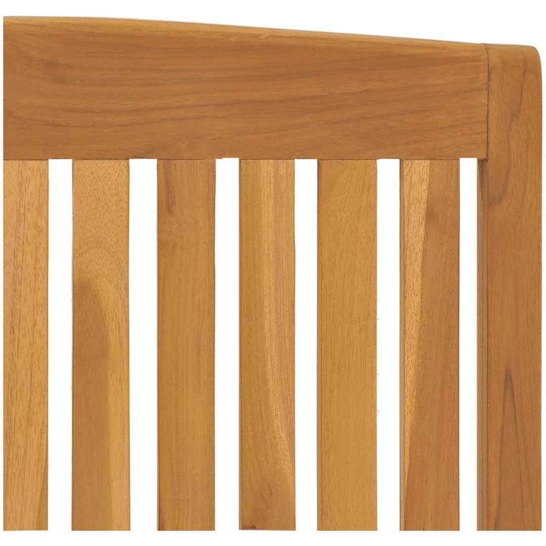 Trädgårdsstolar 8 st justerbara massiv teak vidaXL – bild 6
