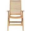 trädgårdsstolar fällbara 6 st solid teak vidaXL Standard – miniatyr 5