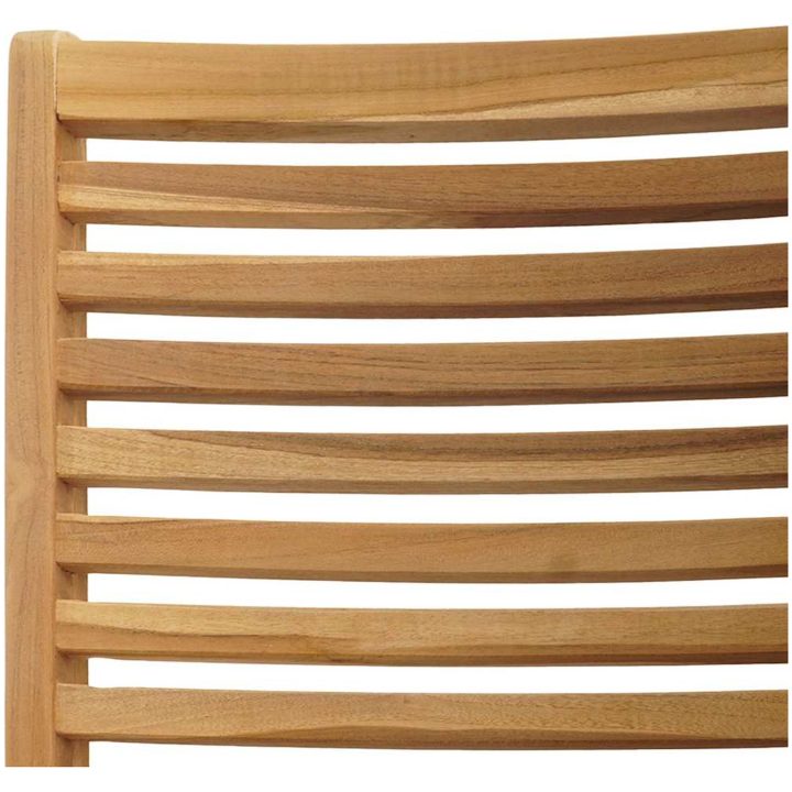 trädgårdsstolar fällbara 6 st solid teak vidaXL Standard – bild 9