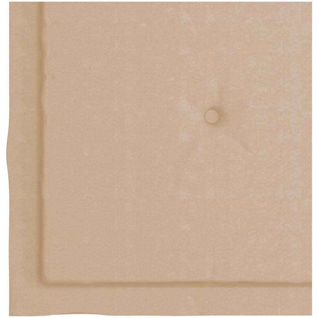 Trädgårdsstolar med beige dynor 2 st massivt teakträ vidaXL – bild 10