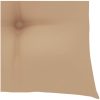 Trädgårdsstolar med beige dynor 3 st massiv teak vidaXL – miniatyr 5