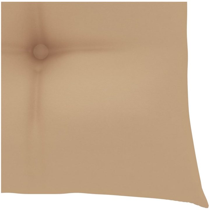 Trädgårdsstolar med beige dynor 8 st massiv teak vidaXL – bild 10