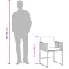 Trädgårdsstolar med dynor 4 st beige konstrotting vidaXL – miniatyr 12