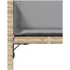 Trädgårdsstolar med dynor 4 st blandad beige konstrotting vidaXL – miniatyr 9