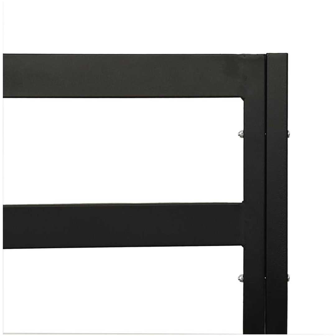 Trädgårdsstolar med grå dynor 2 st 60x74x79 cm stål vidaXL – bild 8