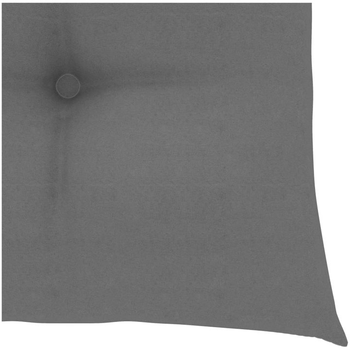 Trädgårdsstolar med gråa dynor 4 st massiv teak vidaXL – bild 11