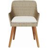 Trädgårdsstolar med Kuddar 2 st Beige Poly Rattan vidaXL Medium – miniatyr 5