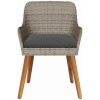 Trädgårdsstolar med Kuddar 2 st Svart Poly Rattan vidaXL Standard – miniatyr 5