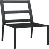 Trädgårdsstolar med sandfärgade dynor 2 st 60x74x79 cm stål vidaXL – miniatyr 7
