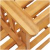 Trädgårdsstolar med sidobord 159x61x92 cm massivt acaciaträ vidaXL – miniatyr 6