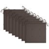 Trädgårdsstolar med taupe dynor 8 st massiv teak vidaXL – miniatyr 6