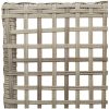 Trädgårdstolar 2 st med Kuddar Ljusgrå Poly Rattan vidaXL 53 x 60 x 85 cm – miniatyr 8