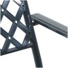 Trädgårdstolar 2 st stapelbara antracit stål vidaXL 56 x 65 x 89 cm – miniatyr 8