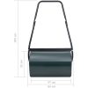 Trädgårdsvält grön och svart 63 cm vidaXL 50 L – miniatyr 8