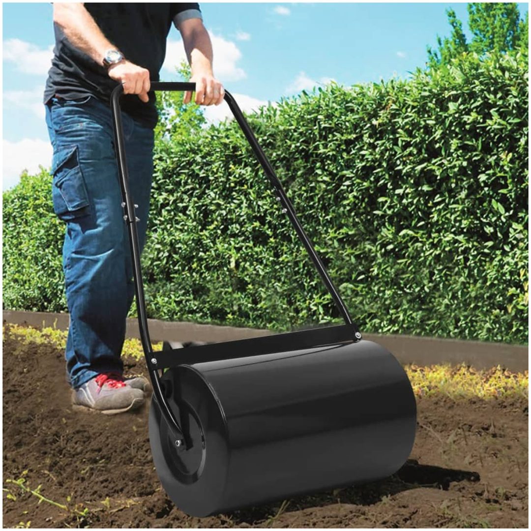 Trädgårdsvält svart 63 cm vidaXL 50 L