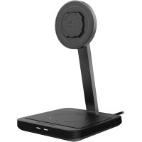 Trådlös laddare Dual Desktop Svart Quad Lock