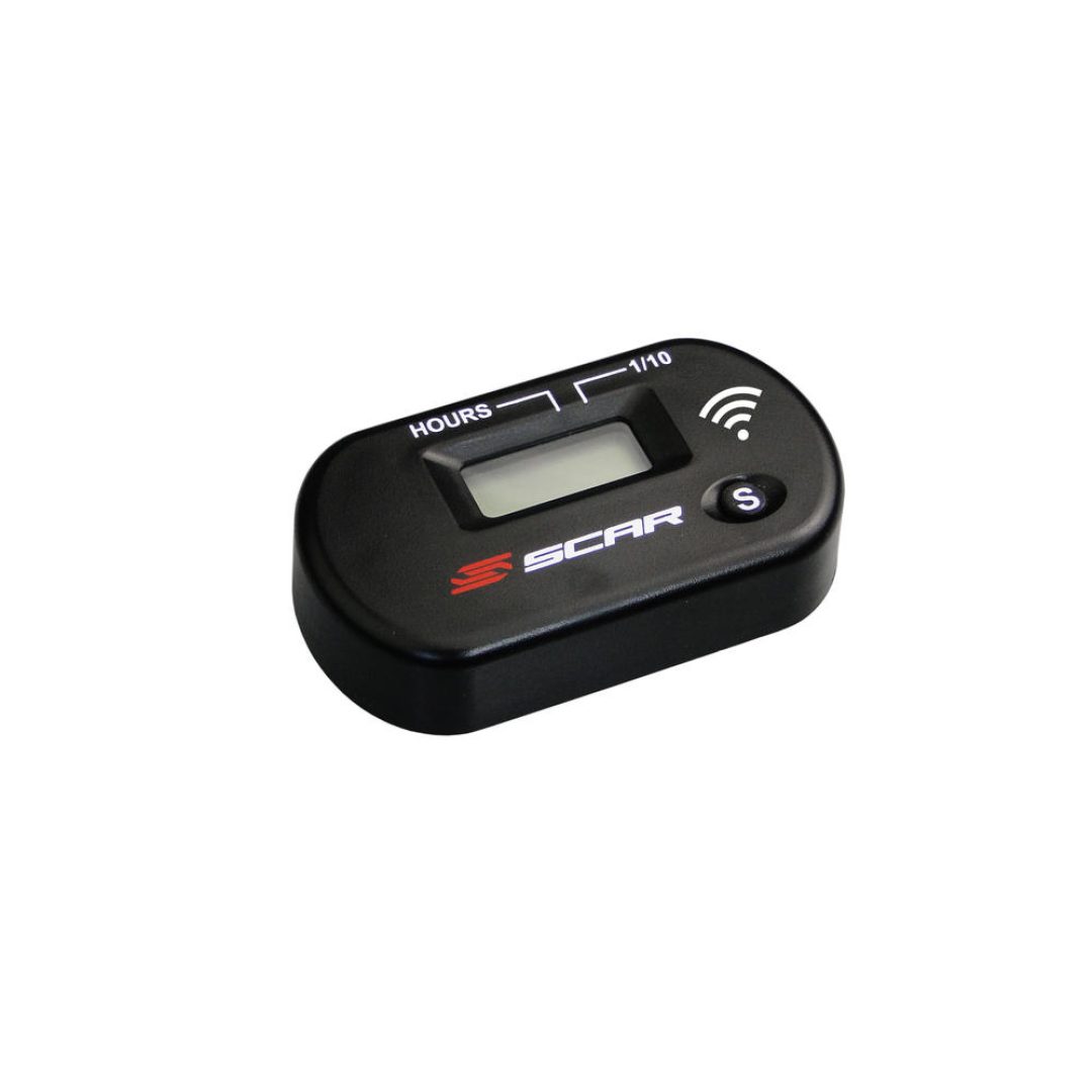 Trådlös Vibrations Timräknare Svart SCAR HOUR METER WIRELESS SCAR